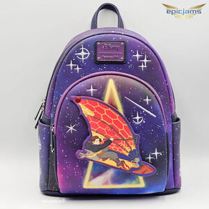 Loungefly Disney Treasure Planet Solar Surfer Glow-in-the-Dark Mini Backpack New